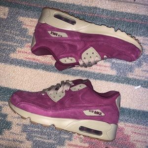 Youth Nike Air Max 90 in Bordeaux